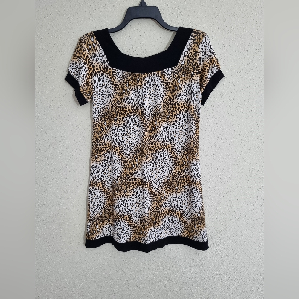 Romance FM Women's Dress Leopard Print Mini. Size S. - Picture 5 of 9